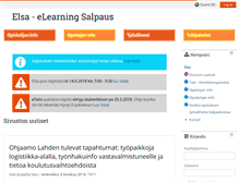 Tablet Screenshot of elsa.salpaus.fi